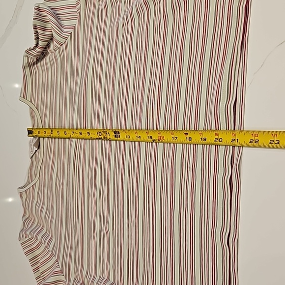 NORTHERN REFLECTIONS Top L/S Stripped Scoop Neck Women's XL - Picture 10 of 11